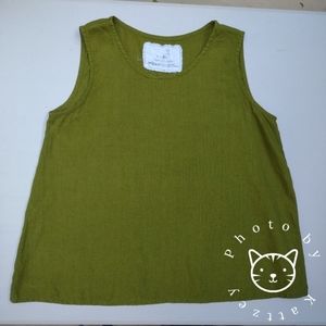 Not Perfect Linen NPL Swing Top Prague Moss Green Large